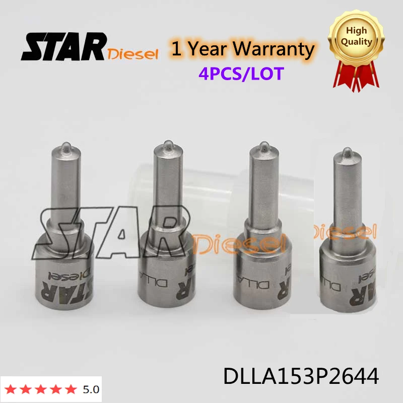 

STAR Diesel 4*DLLA153P2644 Injector Nozzle DLLA 153 P 644 Sprayer Tips DLLA 153P 2644 For Common Rail Fuel Auto Engine