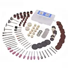 141Pcs роторный Мощность инструмент Наборы для Dremel аксессуары 3,0 мм Концевая фреза по дереву для шлифовки металла Полировка шлифовальный Набор бит