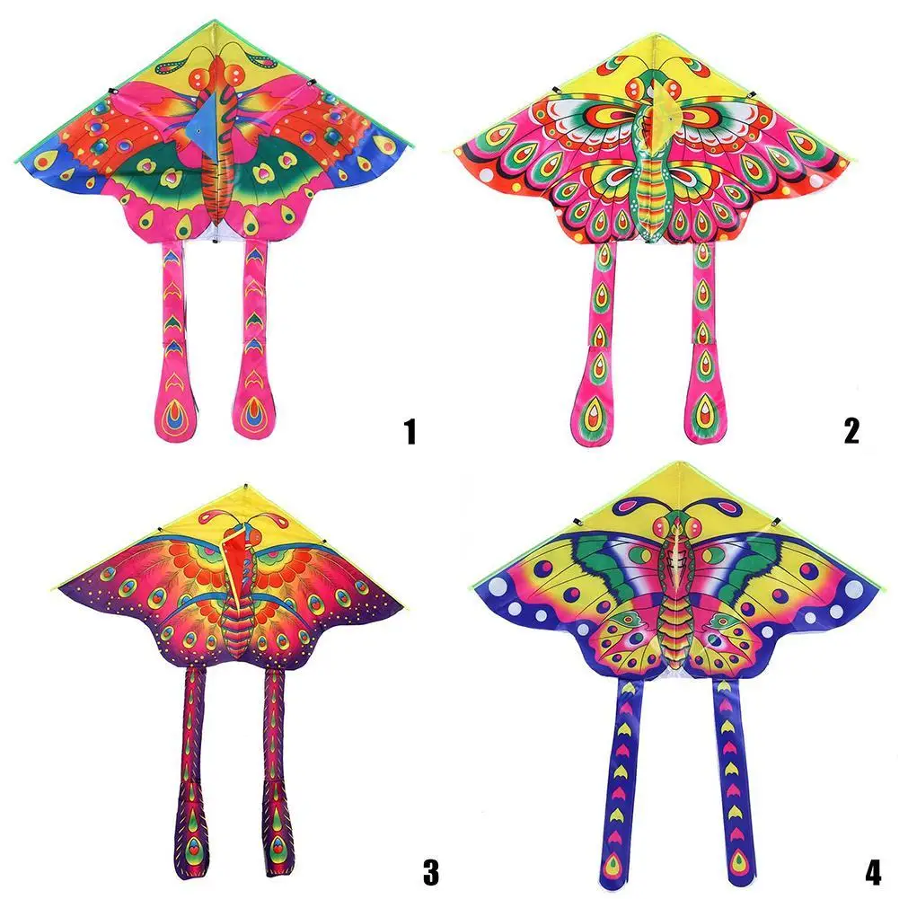 Детский воздушный змей Мультяшные животные Однолинейный из ткани Малый большой