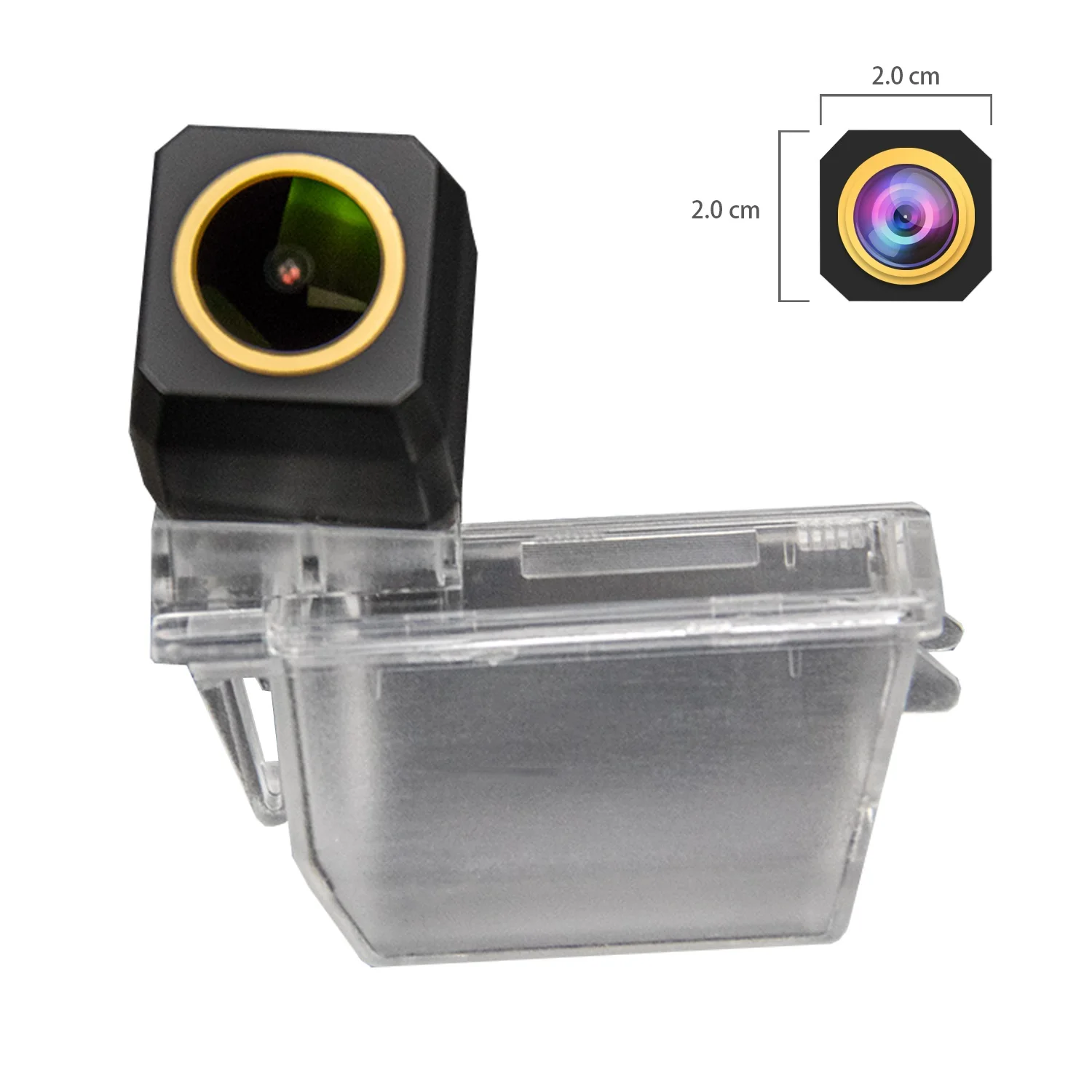 

Misayaee Golden HD Car Rear View Reverse Camera Plate Light for Kia Carnival R Sedona VQ 2012 2013 2014