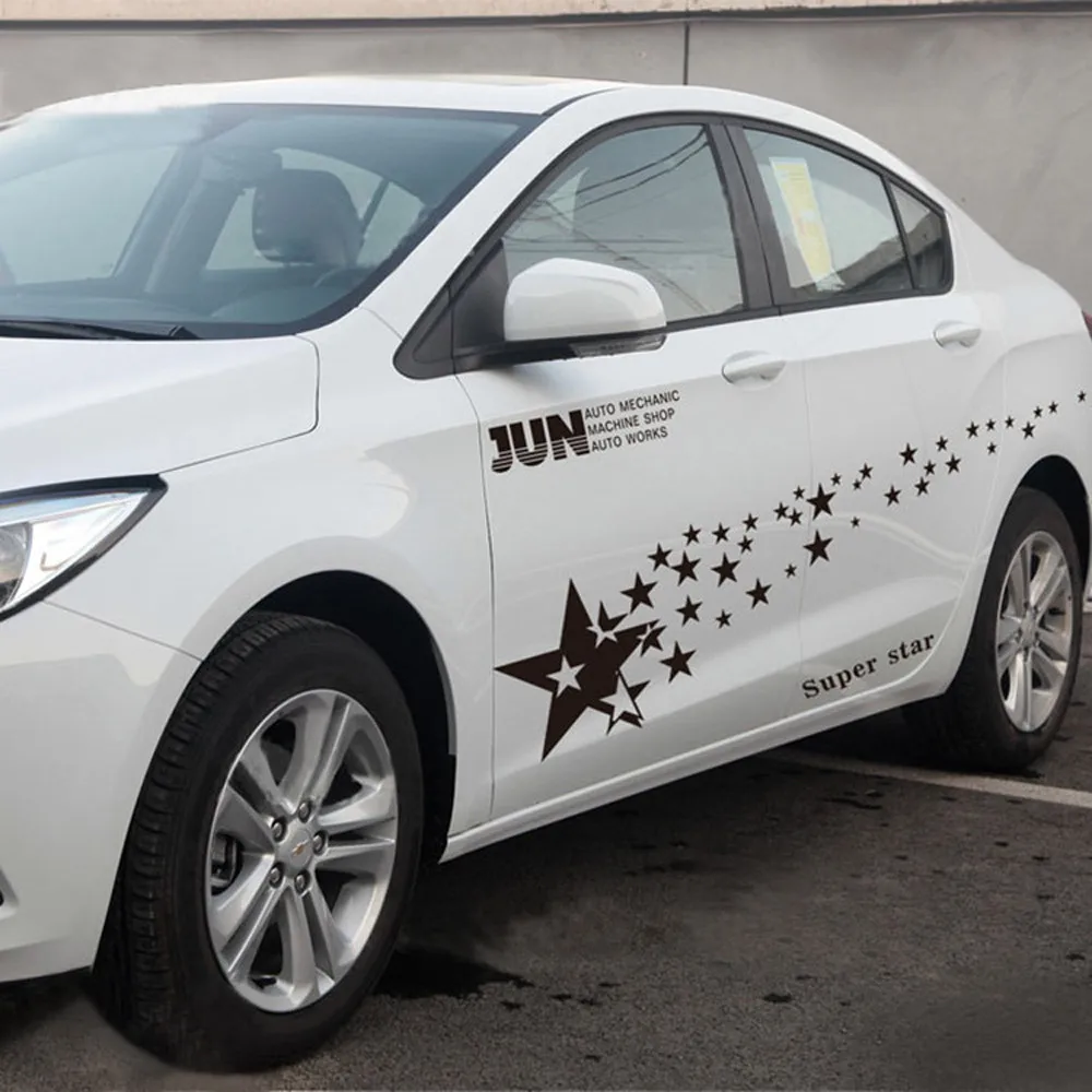 

Новые Стикеры для гоночных автомобилей, виниловые Стикеры для автомобильного спортивного стиля, наклейки для кузова автомобиля, внешнее ук...