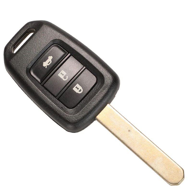 Jingyuqin 2/3/4 кнопки дистанционного ключа оболочки для Honda Accord CR-V FIT XRV VEZEL CITY Джаз CIVIC HRV FRV дистанционный ключ чехол Брелок - Количество кнопок: 3 Buttons