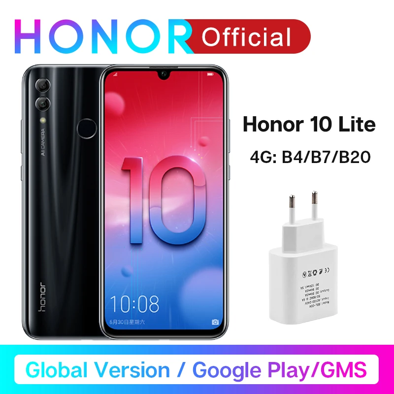 В наличии глобальная версия Honor 10 Lite смартфон Kirin 710 Octa Core 6 21 &quot24MP фронтальная