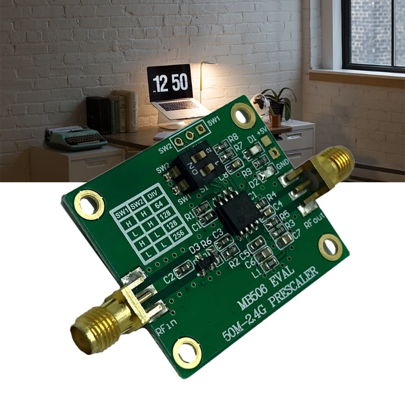 

Prescaler Component Kits Two-digit Dialing Switch External Interface Spare Parts Used for Divides the Input Frequency