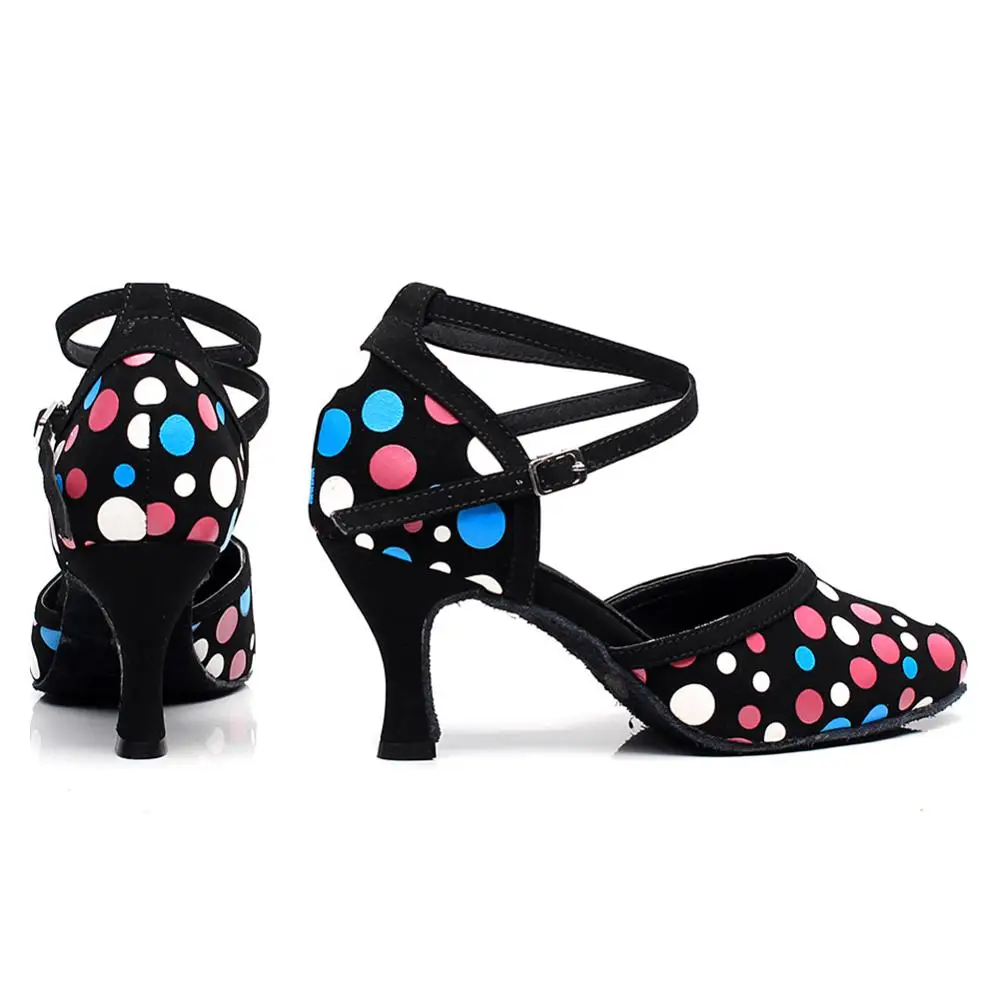 Женские туфли для латиноамериканских танцев на высоком каблуке 6 10 см|Обувь