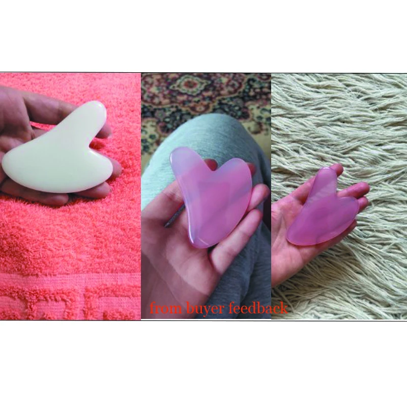 

SPA Massage Beeswax Guasha Scraping Massage Scraper Face Massager Acupuncture Gua Sha Board SPA Massage Tool