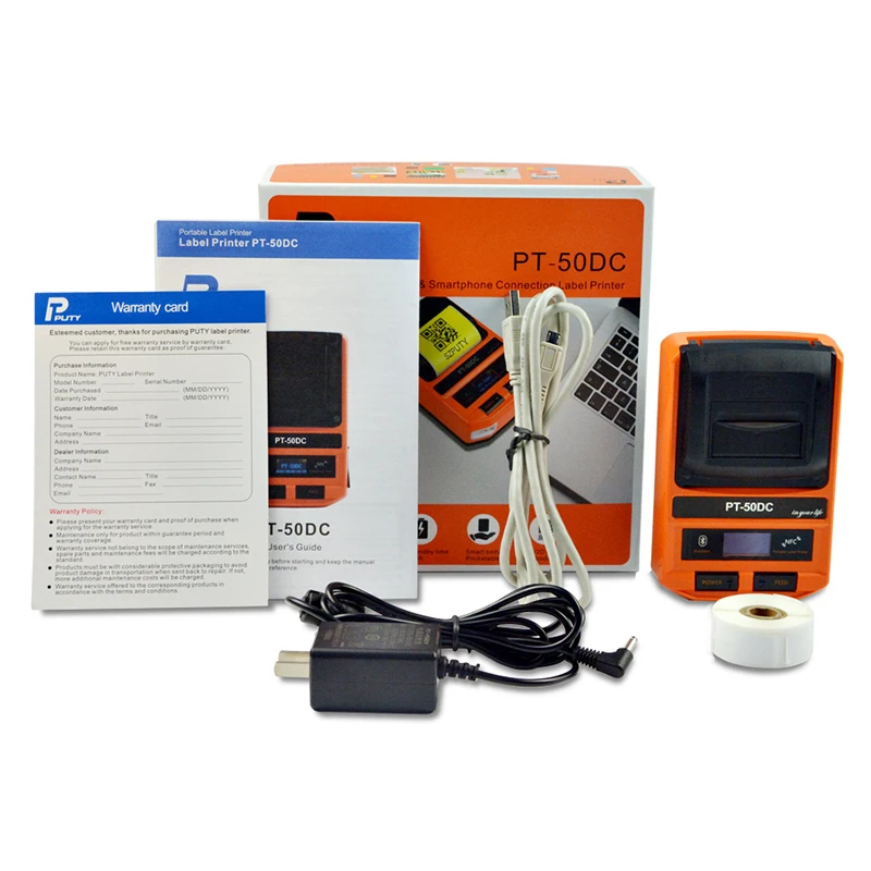 PT-50DC NEW Cable Label printer WIFI Remote Wireless Connection Printers Thermal for F-type T-type flat cable mark | Компьютеры и офис