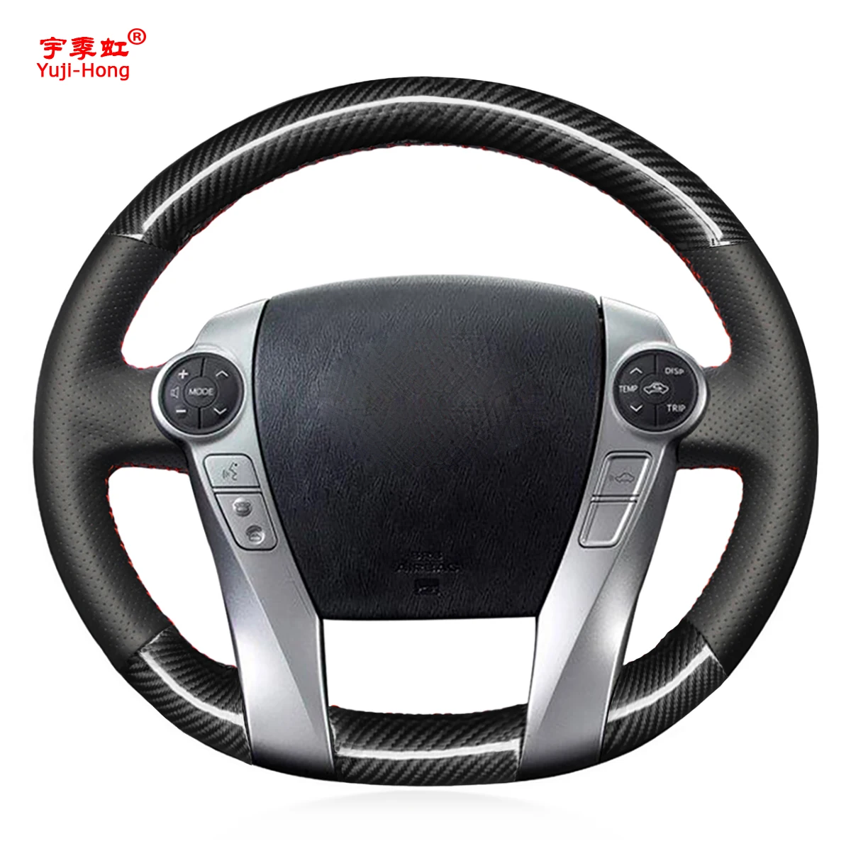 Чехол из искусственной кожи на руль автомобиля чехол для Toyota Prius 30(XW30) 2009-2015 Plus C V