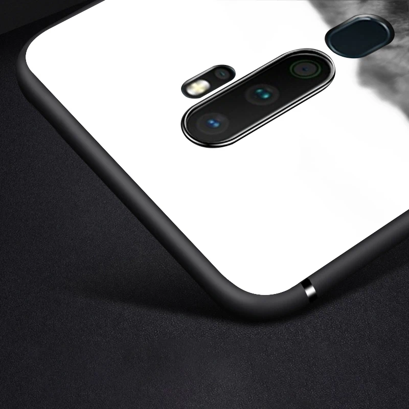

Black TPU Soft Cover Cute French Dog for OPPO A9 2020 Reno 10X ZOOM ACE 4 3 2 Z F Pro 4G 5G Phone Case