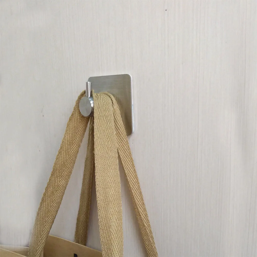 3 м наклейка клейкие крючки из нержавеющей стали настенная дверная вешалка для