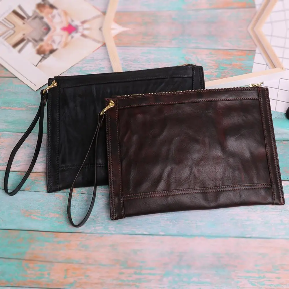 Мужская Сумка для документов JOGUJOS деловая сумка-клатч из натуральной воловьей