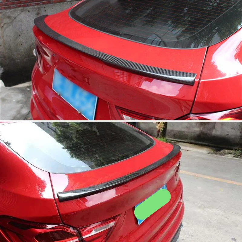 

Use For BMW X4 F26 Spoiler 2013--2017 Year Glossy Real Carbon Fiber Rear Wing P Style Sport Accessories Body Kit