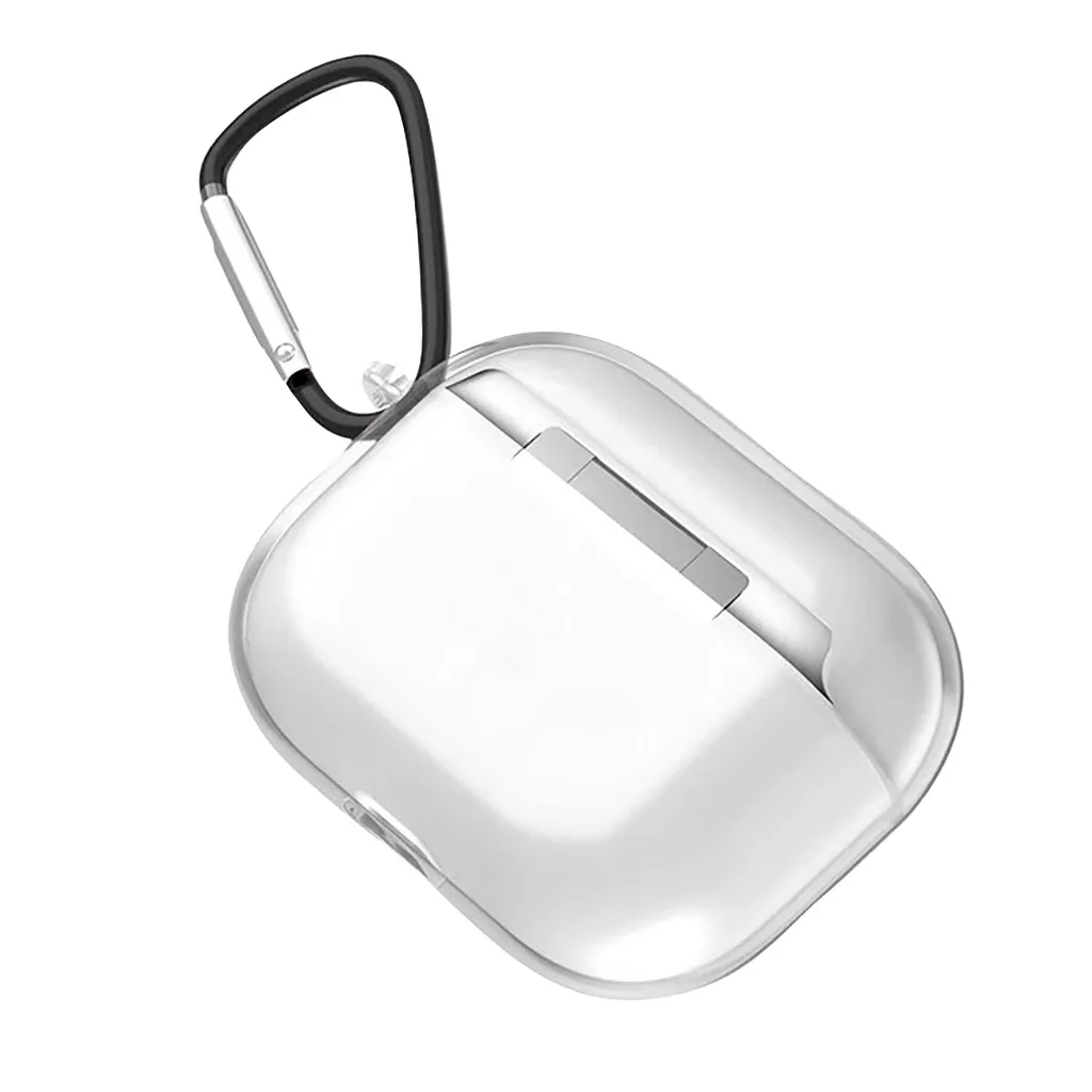Прозрачный чехол из ТПУ для Airpods Pro беспроводные наушники Bluetooth защитный Apple Air Pods 3