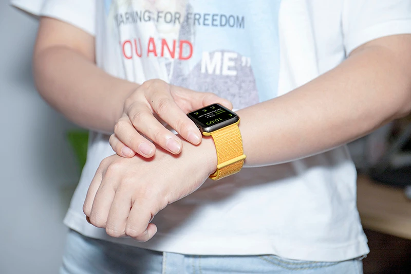Высококачественный нейлоновый спортивный ремешок для Apple Watch, ремешок 44 мм, серия 5, 4, 3, 2, 1, дышащий тканый ремешок 42 мм, iwatch 40 мм, 38 мм