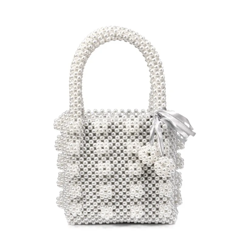Бренд ручной жемчужные сумочки Lady beaded сумка Для женщин вечерние Винтаж сумки Ins маленькая сумка с клапаном мини сумка через плечо