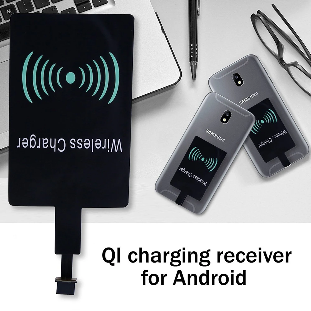 Универсальное беспроводное зарядное устройство приемник Micro Usb Microusb для iPhone Qi стандартный зарядный приемный модуль для телефонов Android