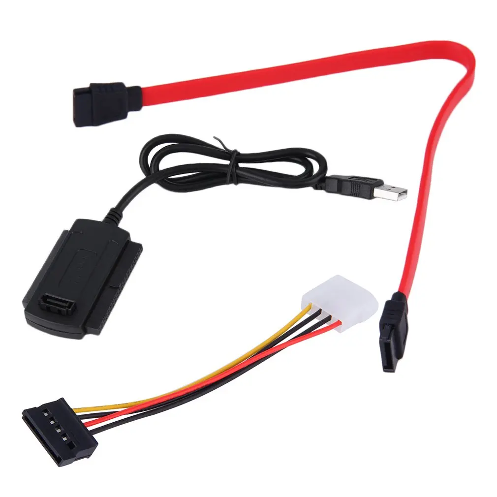 Переходник SATA/PATA/IDE на USB 2 0 для жесткого диска 5/3 5 дюйма 2425 #|Компьютерные кабели и