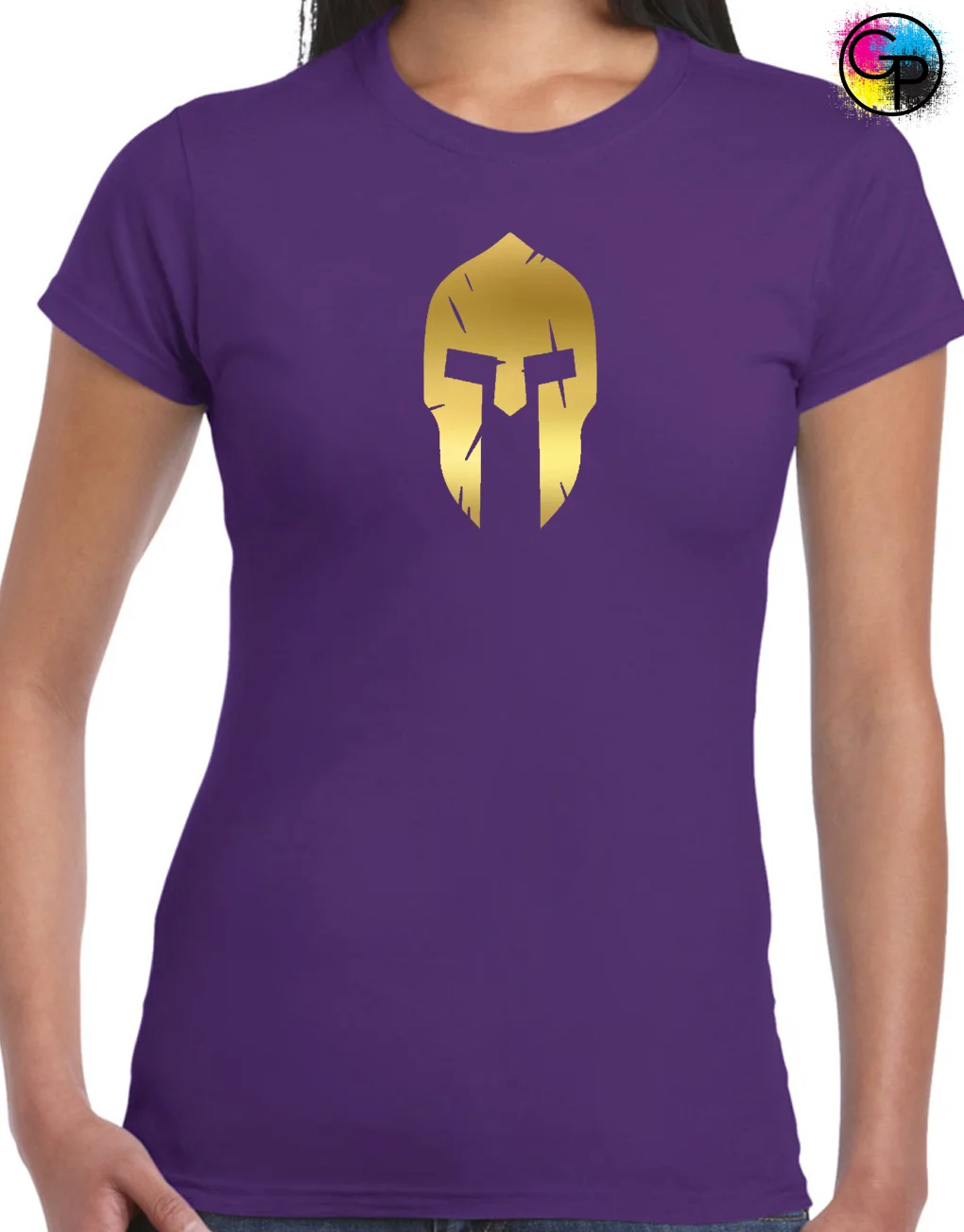 SPARTAN Золотой шлем женская футболка спортивная тренировочная Женская | одежда