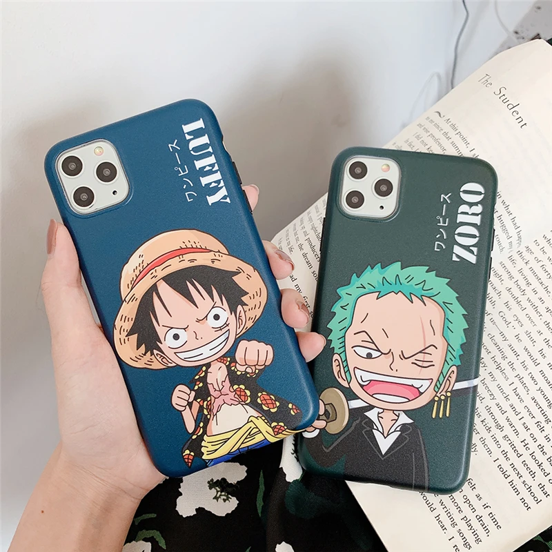 Аниме мультфильм Креативный для iphone 11pro max 7 8P X XR противоударный ПУ чехол телефона
