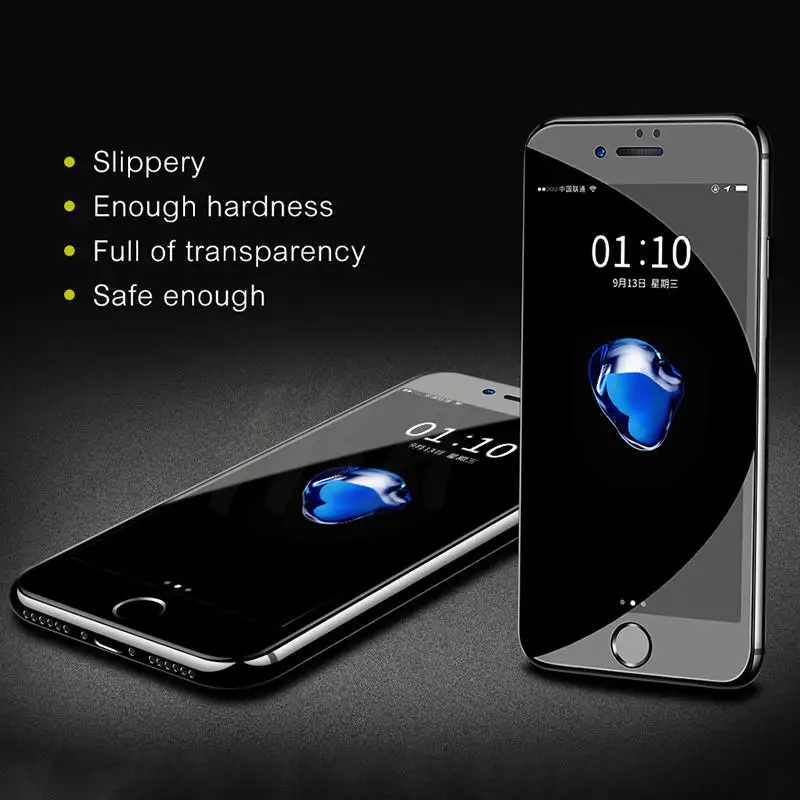 FQYANG 3D полное покрытие Мягкий край из углеродного волокна закаленное стекло для