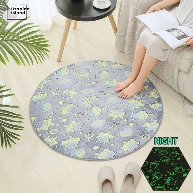 Плюшевые ковры люминесцентный коврик для гостиной и столовой детский пушистые