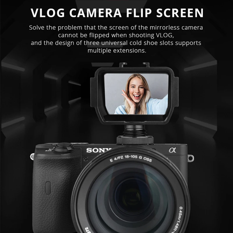 A7C A7SIII камера Vlog селфи флип-экран кронштейн A7M3 A7III XT4 XT3 беззеркальные камеры photo