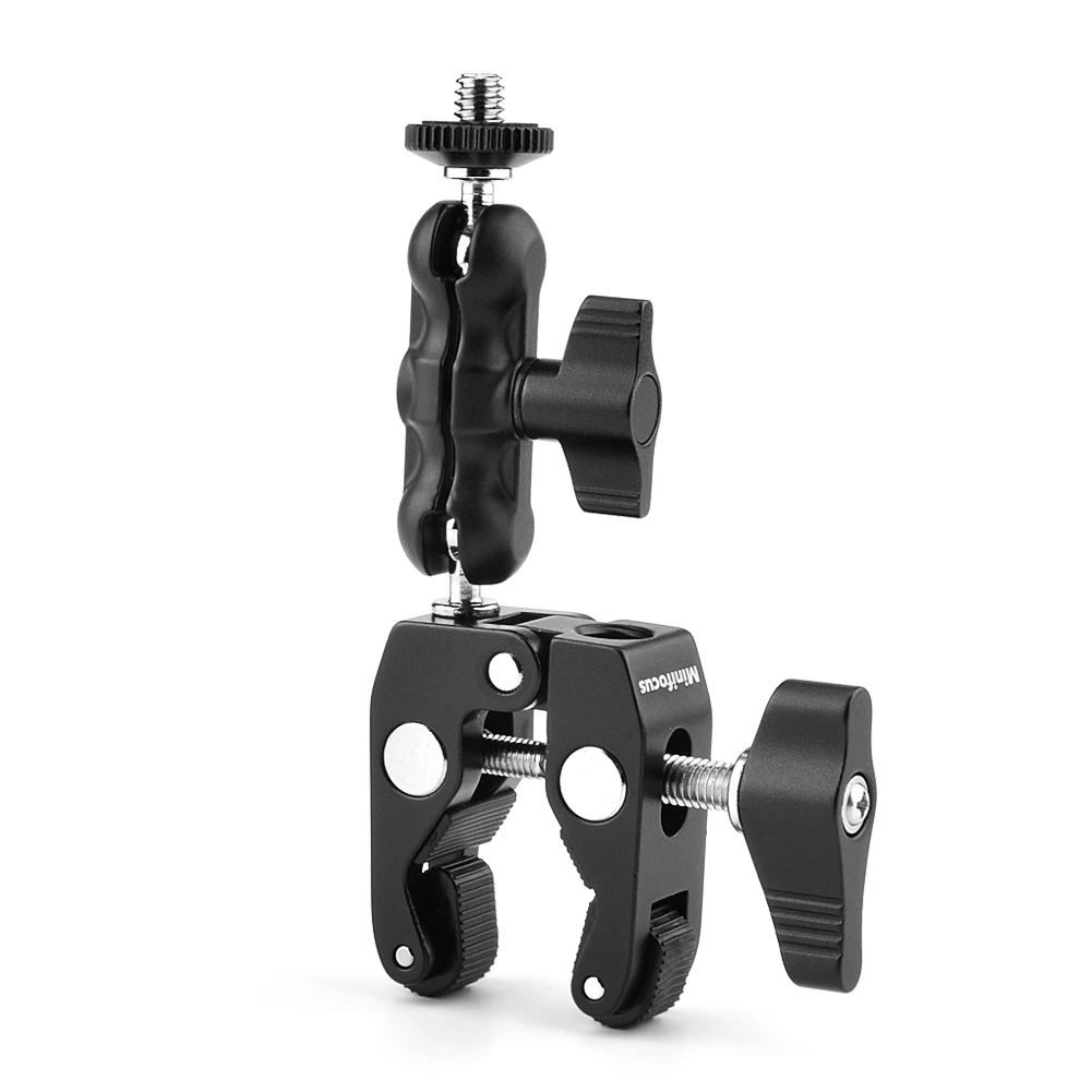 Зажим для камеры с креплением монитора шаровая Головка 360 ° Волшебная рукоятка