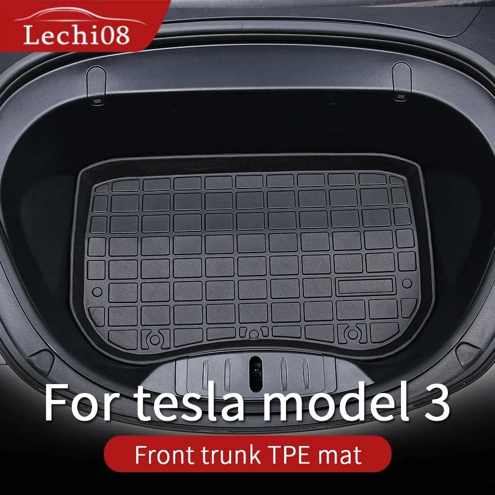 TPE для Tesla model 3 коврик багажника 2016 2019 Аксессуары Модель tesla three модель 3/аксессуары