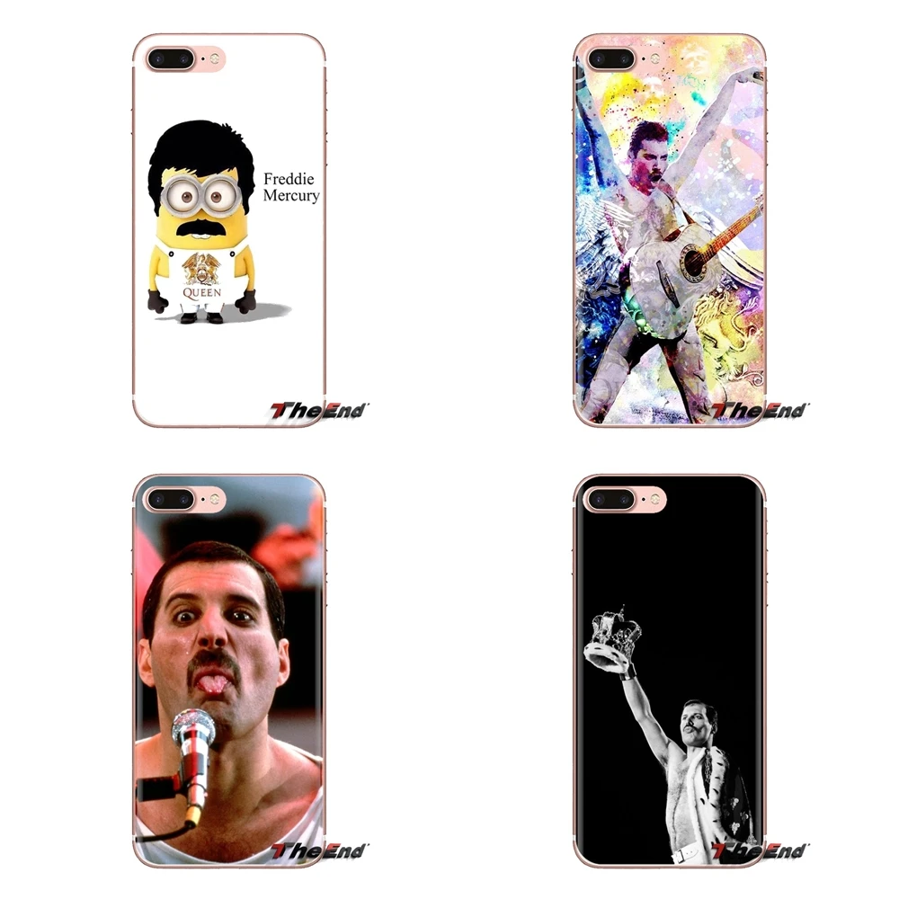 Фредди Меркури Queen мягкий прозрачный просвечивающийся чехол Чехлы для
