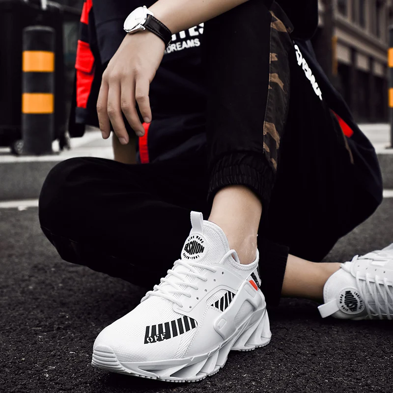 Модные мужские кроссовки для бега с ножом амортизирующие спортивные ботинки 39-46 |