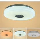 Светодиодный потолочный светильник для дома, 110-220 В, 60 Вт, Wi-Fi, RGB, приложение для Bluetooth, музыкальный светильник, лампа для спальни, умный потолочный светильник с дистанционным управлением