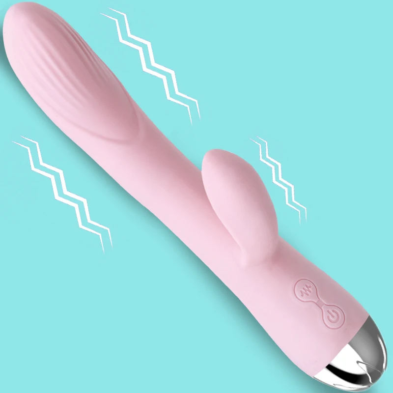 Жидкий силиконовый Кролик вибратор Реалистичный Пенис дилдо Стимулятор клитора