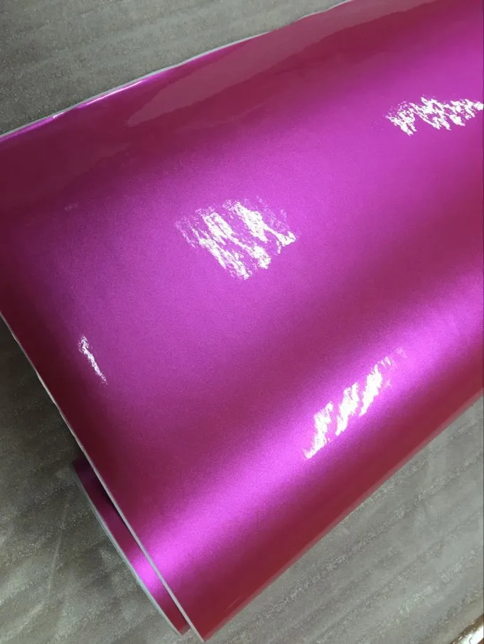 Новая розовая Глянцевая металлическая перламутровая блестящая пленка с