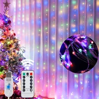 3m led string lights garland curtain fairy lights christmas decoration led garlands in the room navidad holiday new year decor