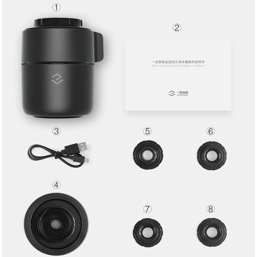 XIAOMI Monitoring кран водоочистителя кухоный очиститель воды Электрический