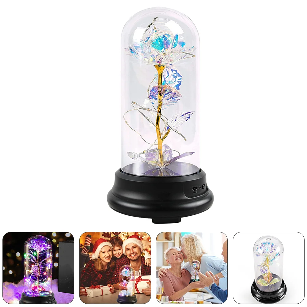 

1pc Decorative Preserved Flower Indoor Desktop Adornment Valentine's Day Decor