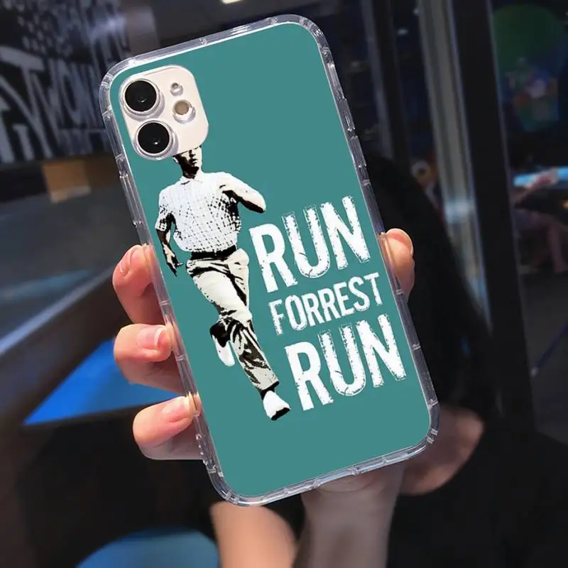 

Forrest Gump Soft Phone Case Transparent Case For Iphone 6 6s 7 8 Plus XR X XS 11 12 Pro Max
