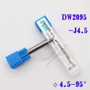 Твердосплавные концевые фрезы с двойным лезвием, 95 градусов, для резки ключей, копировального станка, запчасти для сверл, слесарные инструменты