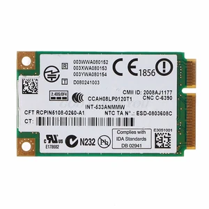 2,4 ГГц и 5,0 ГГц 5300 533AN _ MMW беспроводной WLAN WiFi Mini PCIe карта 802.11n + 450 Мбитс модуль устройства WiFi Link карта Прямая поставка