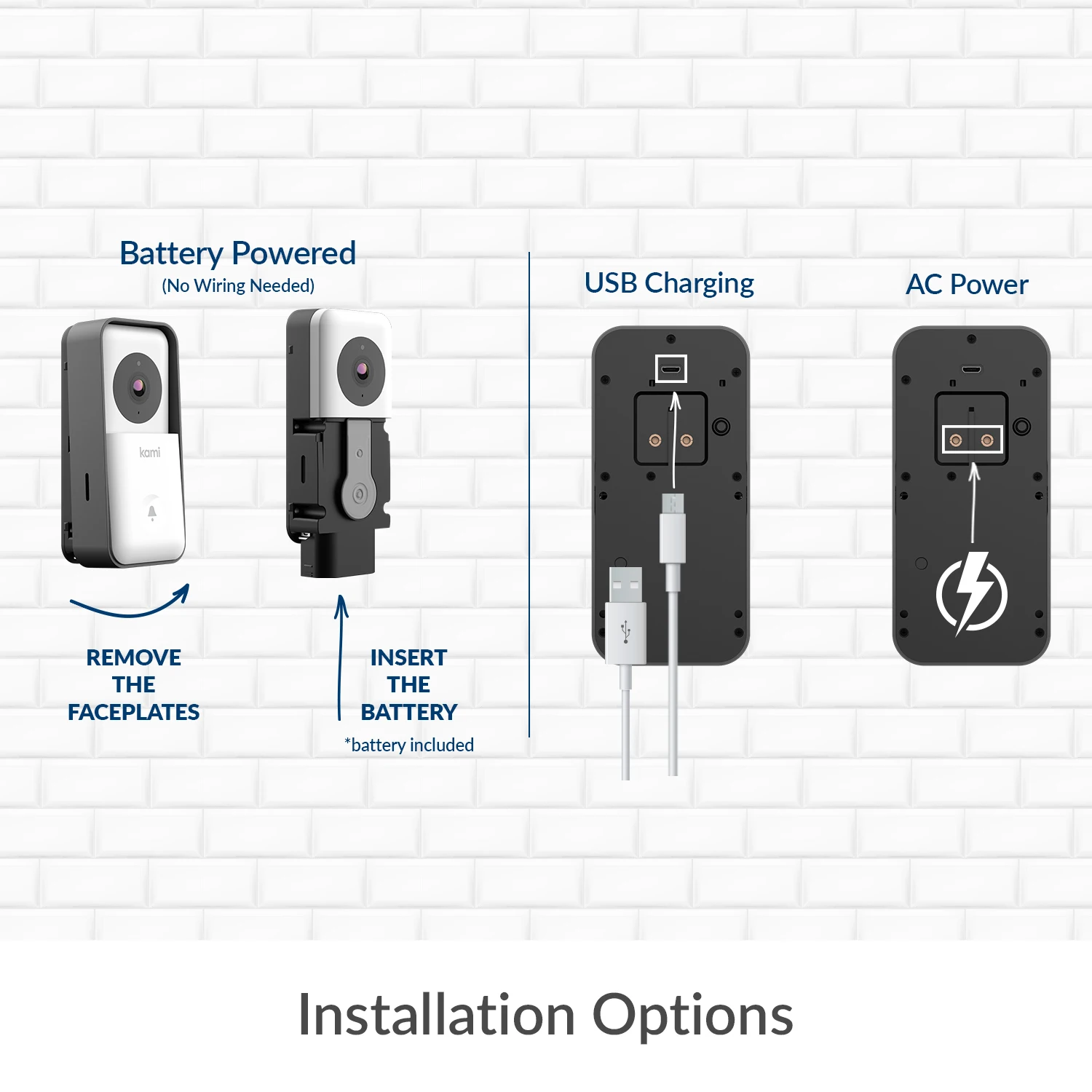 YI wifi видео дверной звонок с камерой Умный дом беспроводной Звонок IP 65 всепогодный