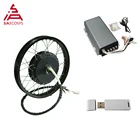 SiaecosysQSMotor 17*1,6 дюймов мопед колесо с 205 3kW 50H V3IV3 e-bike спицевой концентратор мотор и контроллер SVMC72150