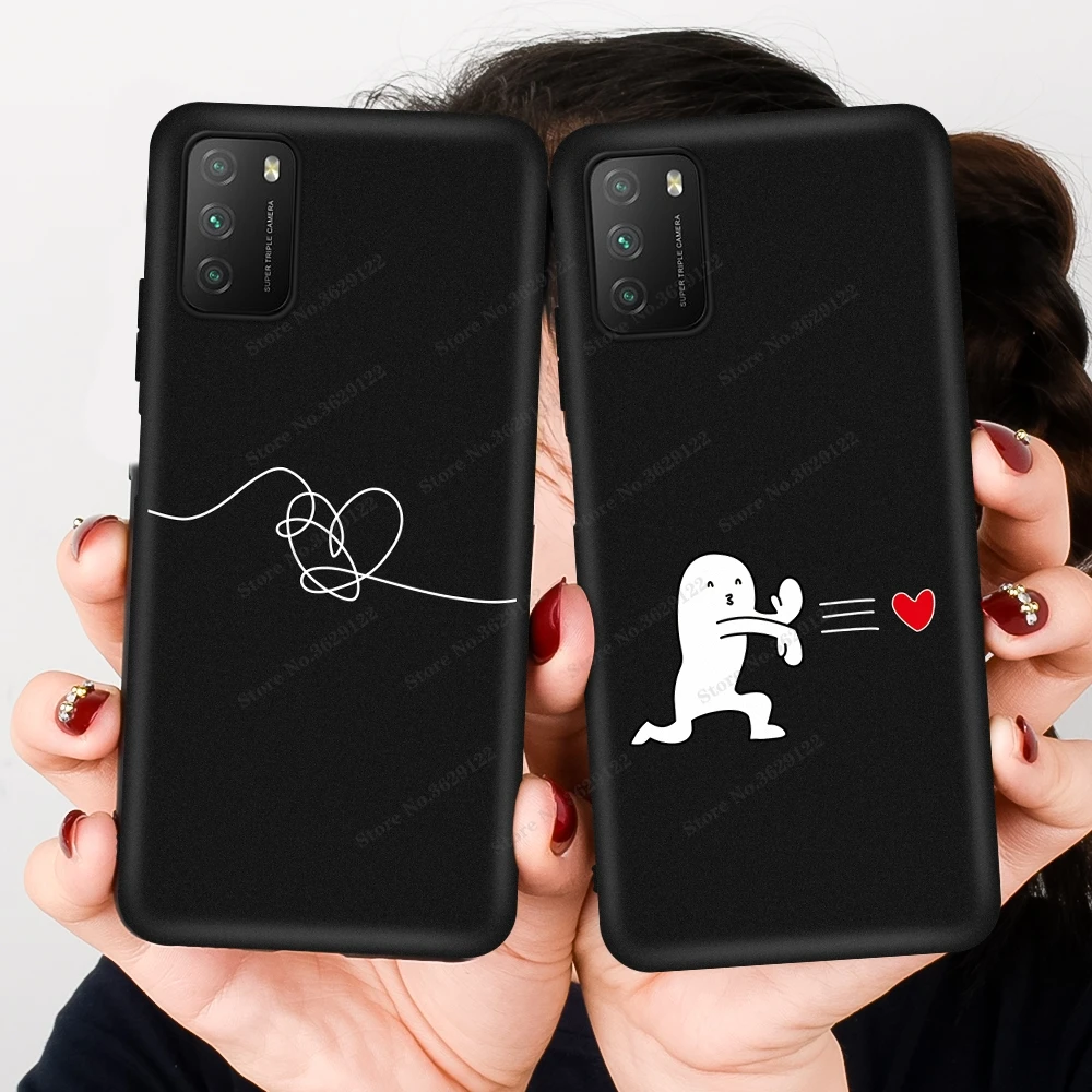 

For Xiaomi poco M3 Case TPU Soft POCO M3 Cover Silicone Phone Case poco M3 Cases M3 3M PocoPhone M3 Black Back Covers