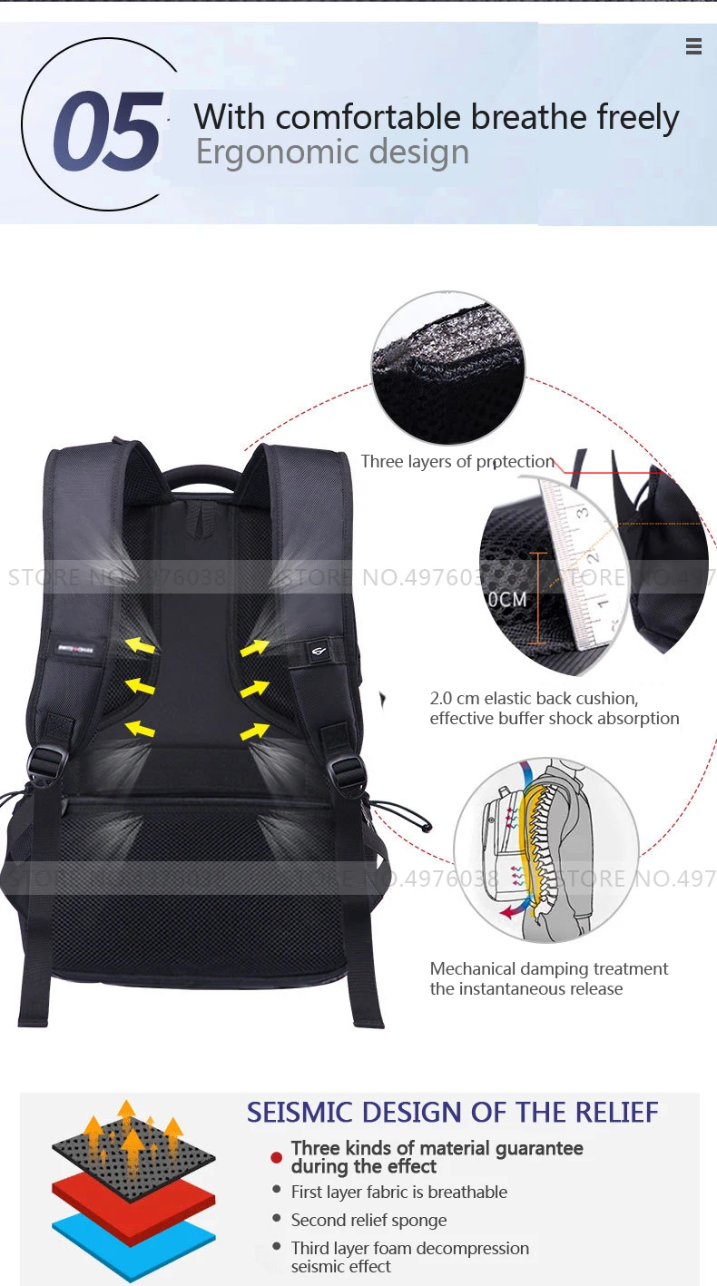 Швейцарский Мужской рюкзак mochila с защитой от кражи, рюкзак USB для ноутбука, школьные дорожные сумки, водонепроницаемый деловой Рюкзак 15,6 17 дюймов для ноутбука wo для мужчин