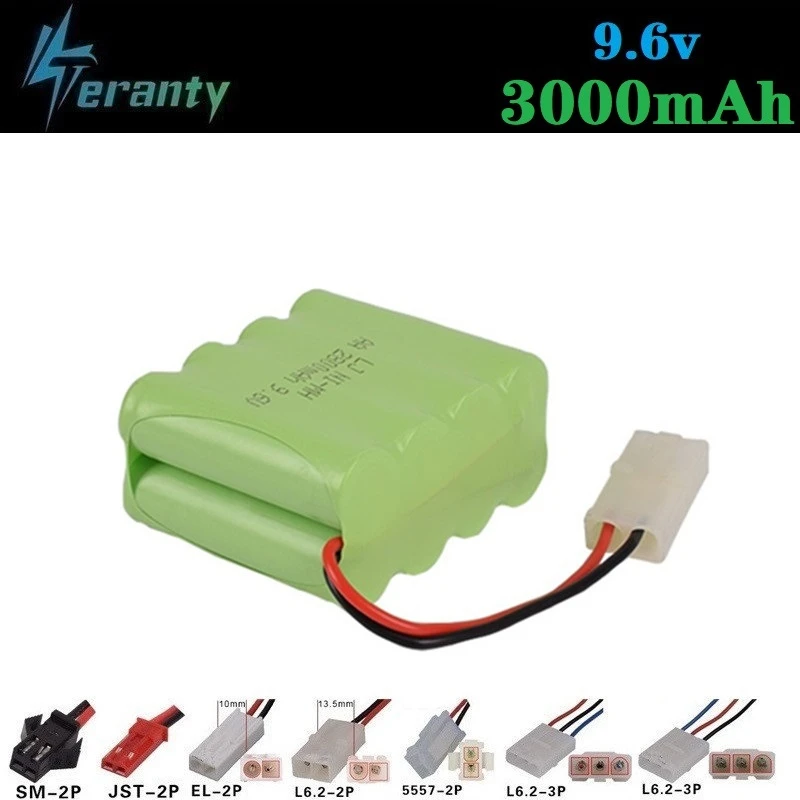 9 6 v 3000mah NiMH батарея для Rc игрушки автомобили танки роботы пистолет Ni MH AA