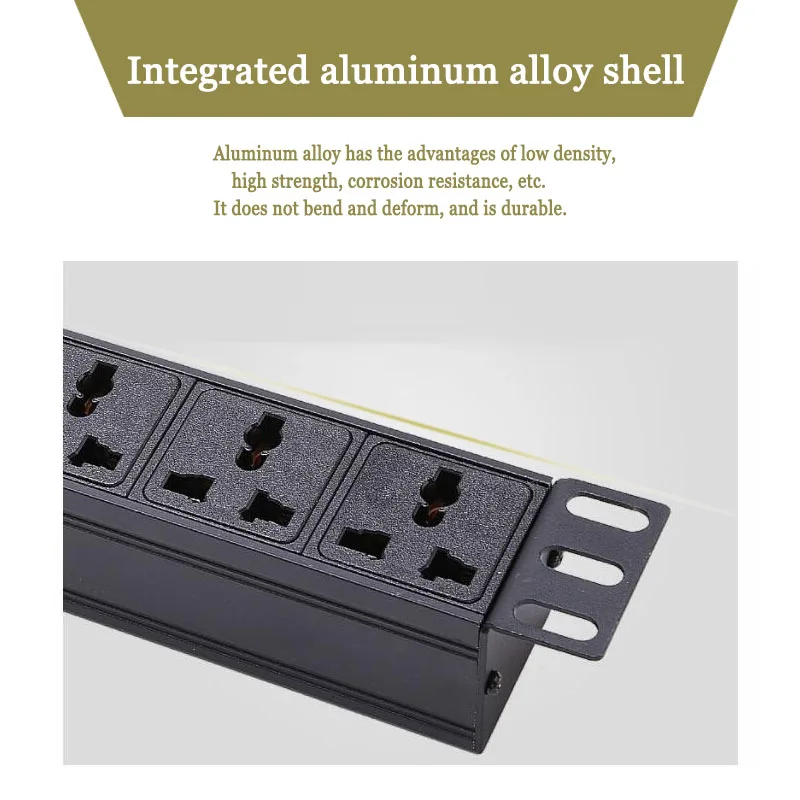 Универсальный адаптер для путешествий Pdu специальный блок питания 2/3/4/5/7/9/10 Ac Eu Uk Us