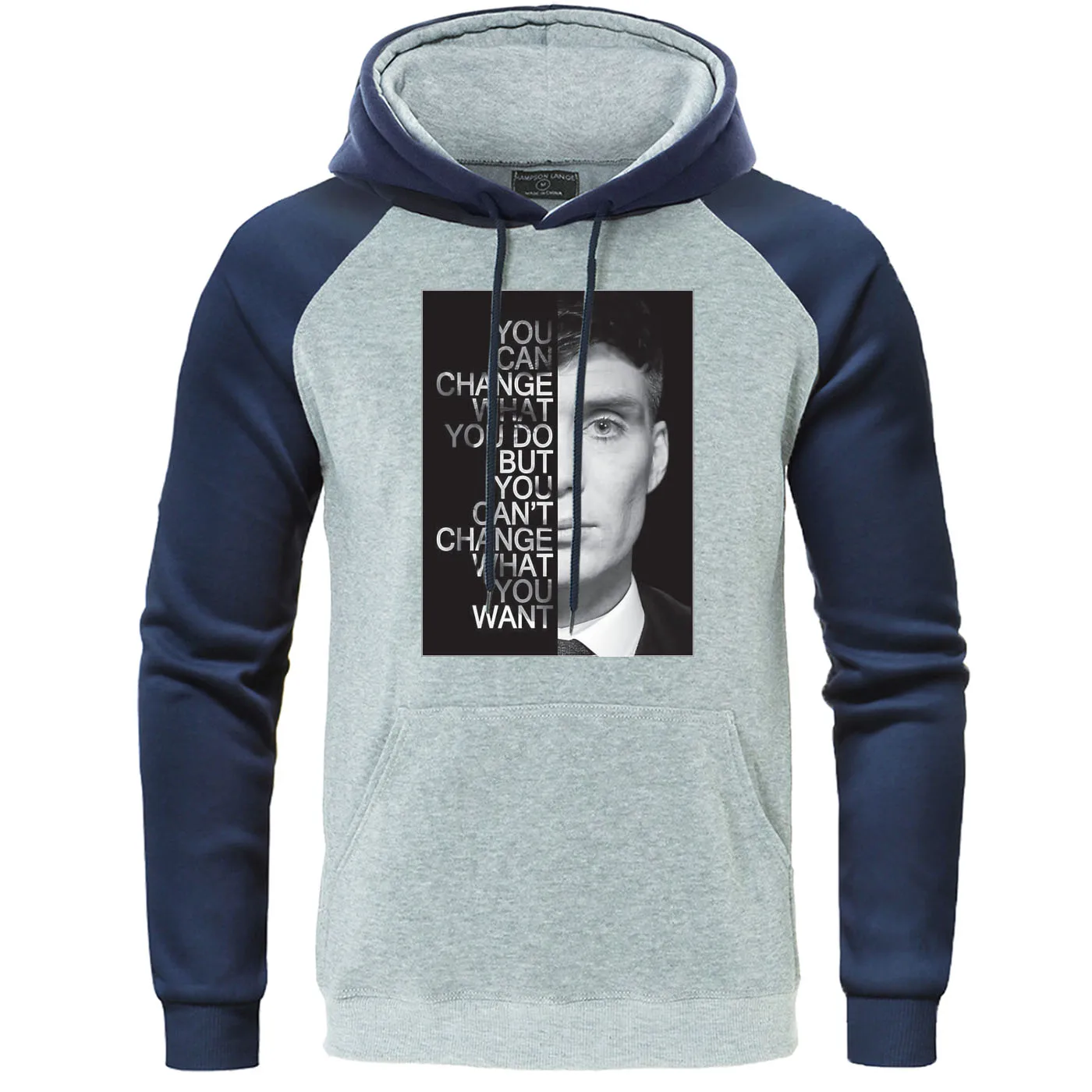 Пики блиндерс ТВ шоу реглан толстовки мужчины с принтом Смешные Толстовки