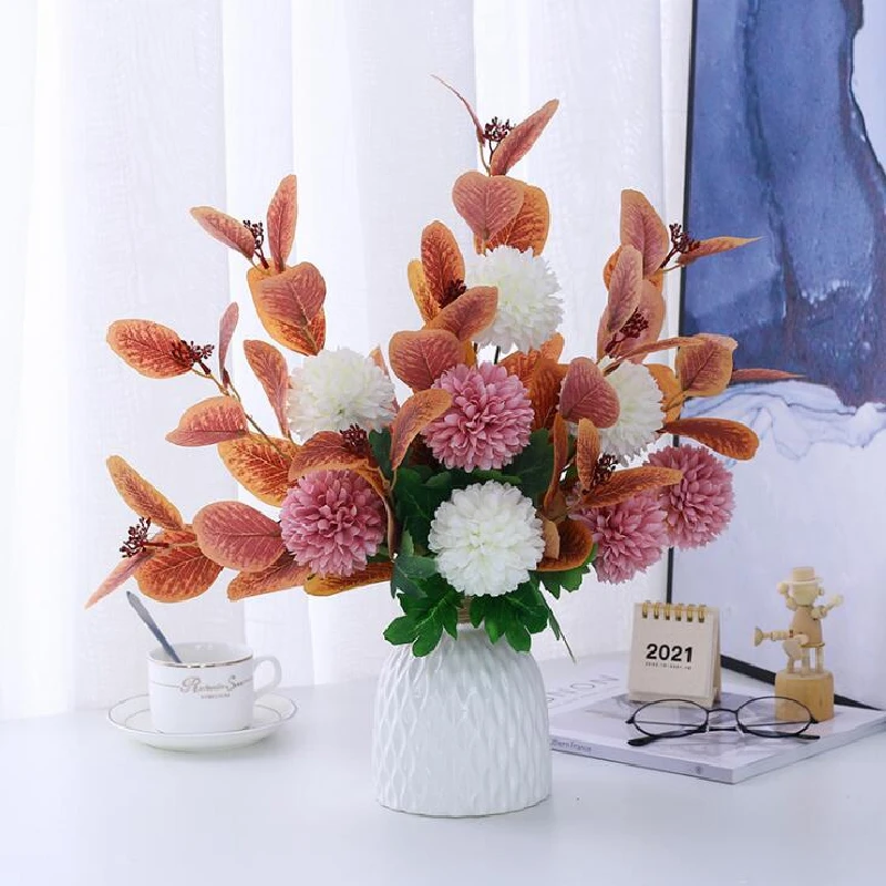 Искусственные цветы высокого качества шелковые искусственные букет свадебные