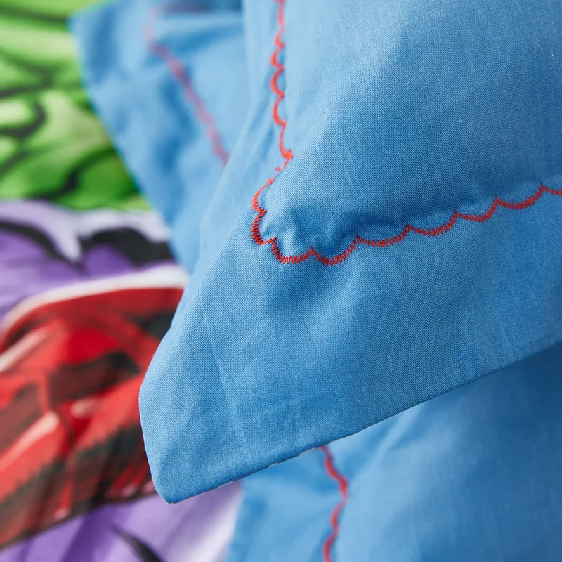 Комплект постельного белья Disney Мстители Человек-паук Халк Холодное сердце