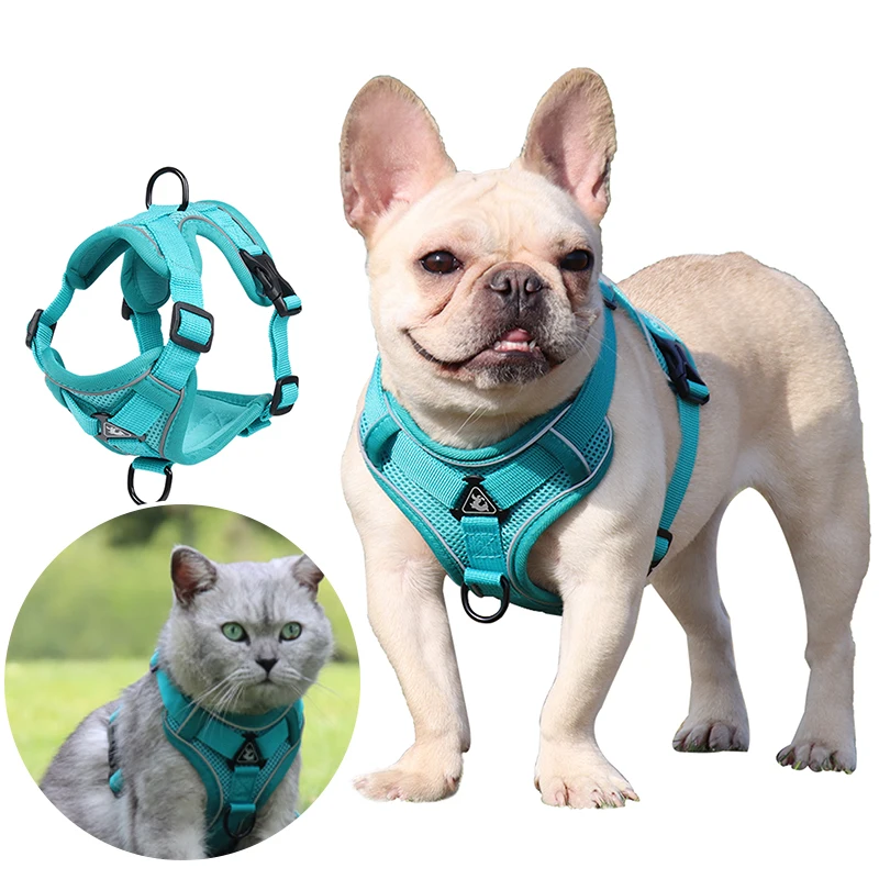 

Dog Harness Breathable and Reflective Small Dog Accessories Cat Dog Leash Chihuahua Puppy Harness Pet Supplies