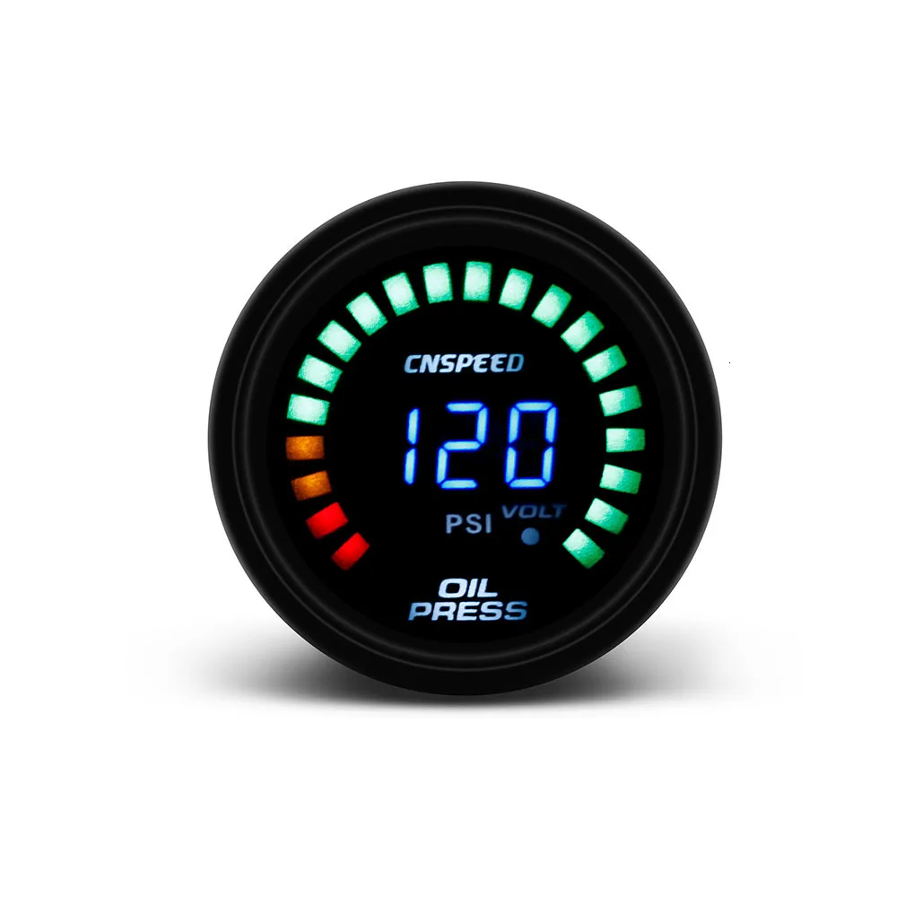 CNSPEED " 52 мм цифровой светодиодный стержень 20 фунтов/кв. дюйм масла пресс вольтметр воздуха/топлива температура EGT RPM метр YC101338